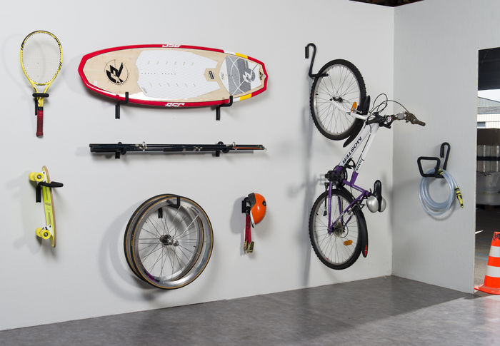 Crochet de rangement mural circulaire "Dock and Lock" 3 Compactor