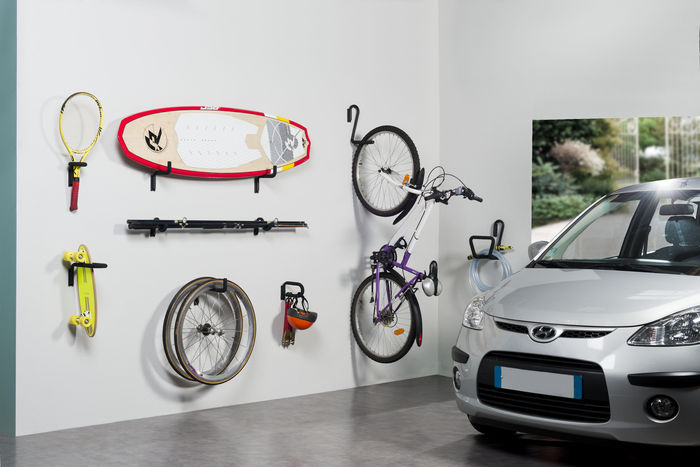 Crochet de rangement mural "Dock and Lock" petit modèle 3 Compactor