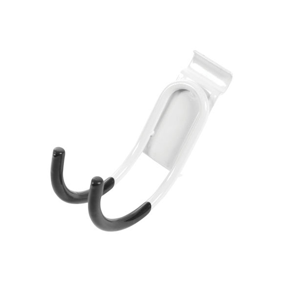 Crochet double incurvé Walltech Buanderie