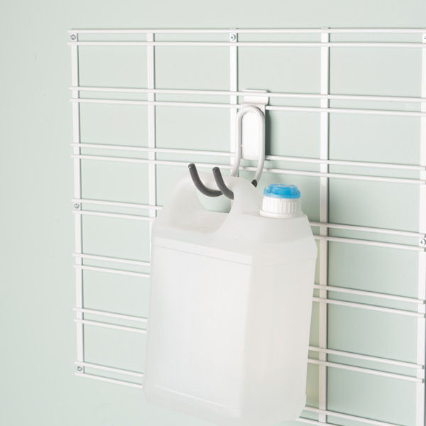 Crochet double incurvé Walltech Buanderie