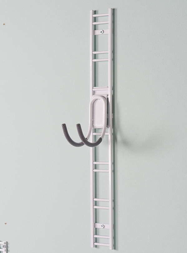 Crochet double incurvé Walltech Buanderie