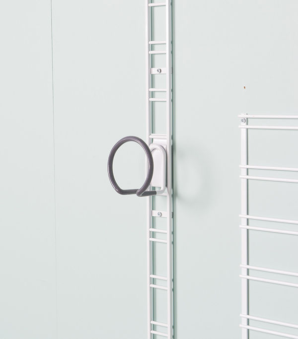 Crochet porte-câble ou tuyau Walltech Buanderie