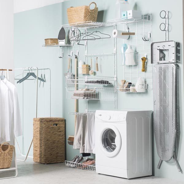 Etagère métallique PM Walltech Buanderie