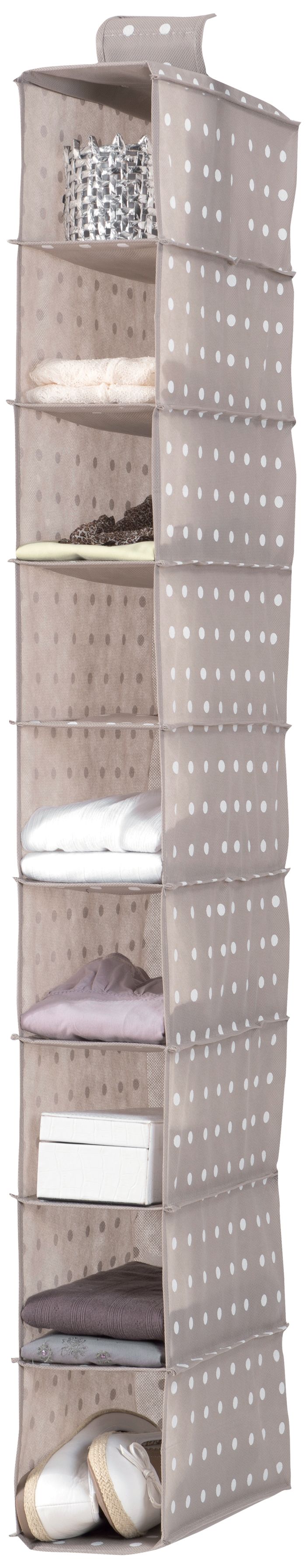 Étagère souple à suspendre 9 niveaux marron "Rivoli" 1 Compactor