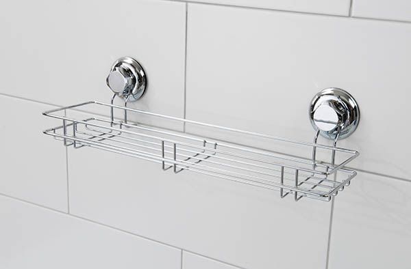 Grande tablette à ventouses argent "Bestlock" 2 Compactor