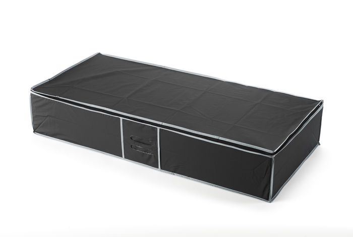 Housse de rangement dessous de lit noire "Urban" 1 Compactor