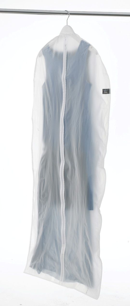 Housse longue pour vêtements transparente "Milky" 1 Compactor