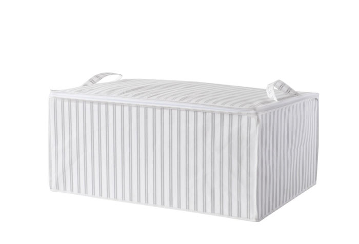 Housse de rangement pour couette grise "Anton" 1 Compactor