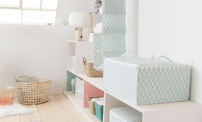 Housse de rangement pour couette verte "Daman" 2 Compactor