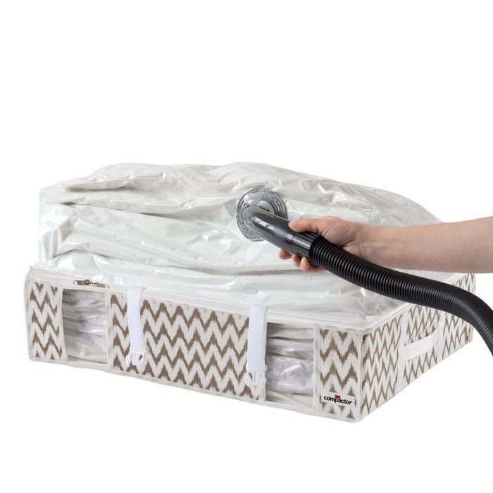 Housse souple sous-vide Compactor beige "Ikat" L 2 Compactor