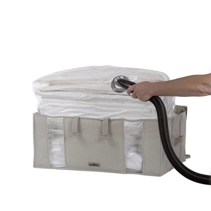 Lot de 5 housses souples sous-vide Compactor beiges "2.0" XXL 3 Compactor