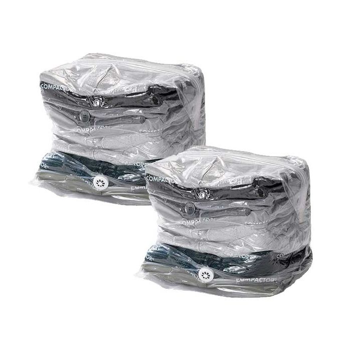 Lot de 2 sacs de compression avec ou sans aspirateur "Compact Express" 1 Compactor
