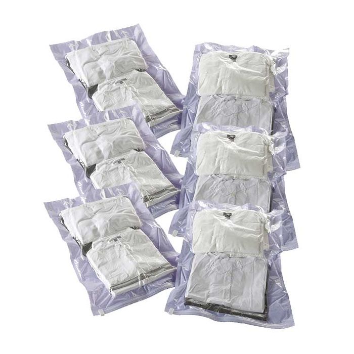 Lot de 6 sacs de compression manuelle "Roll-up" M 1 Compactor