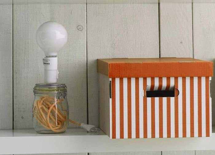 Lot de 2 boîtes « Shirt » coloris orange