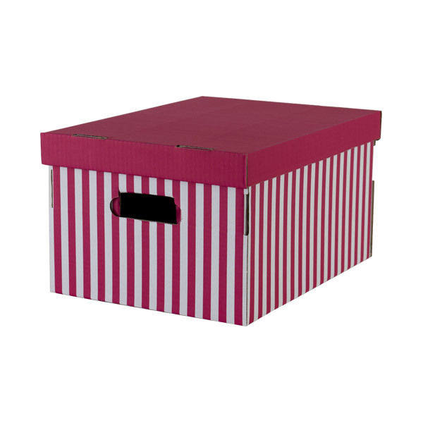 Lot de 2 boîtes « Shirt » coloris rose vif