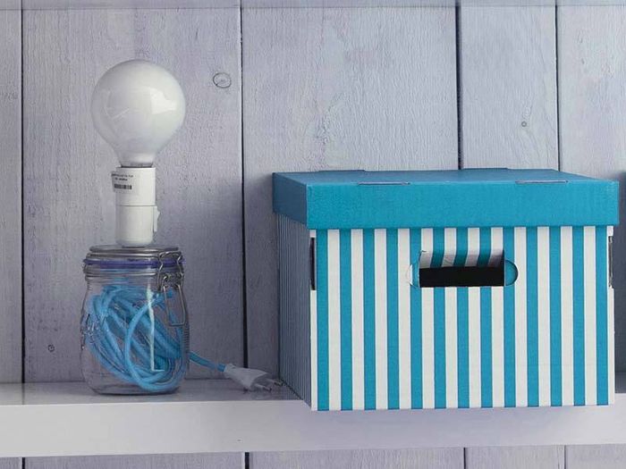 Lot de 2 boîtes «Shirt» coloris turquoise