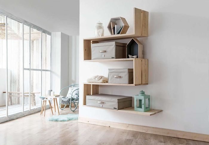 Lot de 2 coffres rigides compactor beige "2.0" M