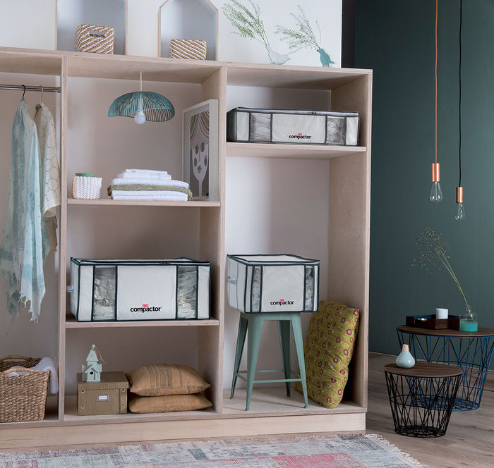 Lot de 2 housses souples sous-vide Compactor blanches "Life" XL 6 Compactor