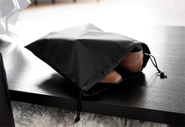 Lot de 2 housses de rangement pour chaussures noires "Jet" 1 Compactor