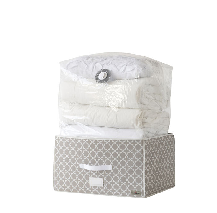 Coffre rigide sous-vide Compactor taupe "Madison" XL 1 Compactor