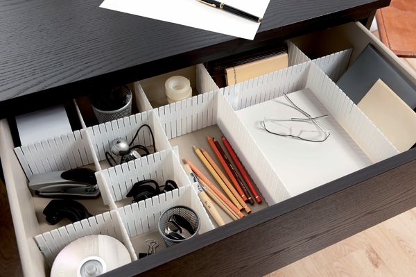 Organisateur de tiroir modulable blanc "Free" 8 Compactor