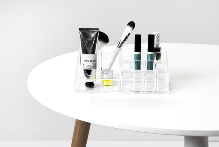 Présentoir maquillage 15 compartiments transparent 4 Compactor