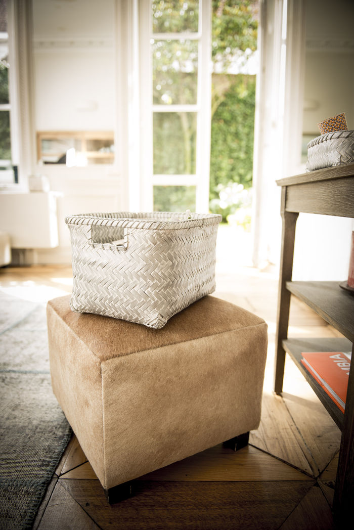 Panier de rangement blanc "Dalat" L 3 Compactor