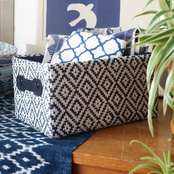 Panier "Enzo" bleu marine