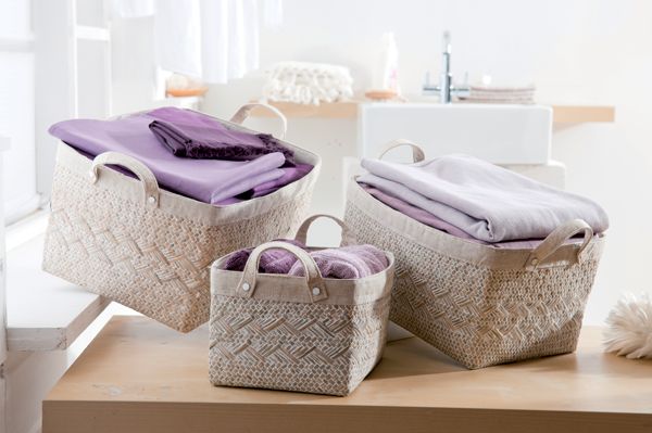 Panier de rangement gris "Futuna" M 5 Compactor