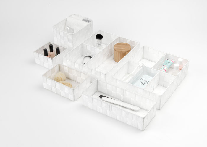 Panier de rangement blanc "Stan" 5 Compactor