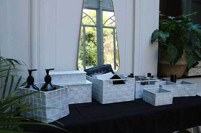 Panier "Toronto" blanc