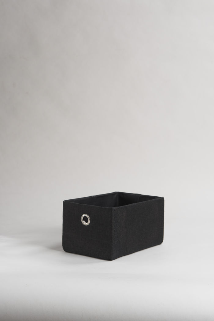 Panier de rangement noir "York" 5 Compactor