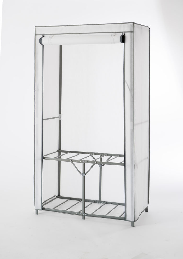 Armoire penderie blanche "Fast" 1 Compactor