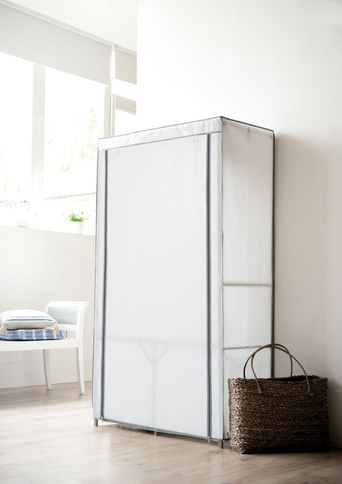 Armoire penderie blanche "Fast" 4 Compactor