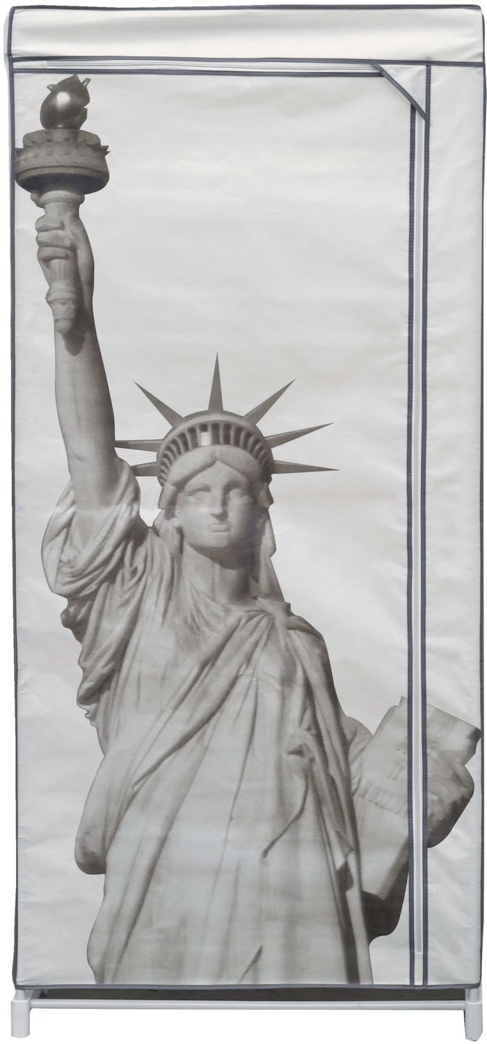 Armoire penderie grise "Statue of Liberty" 1 Compactor