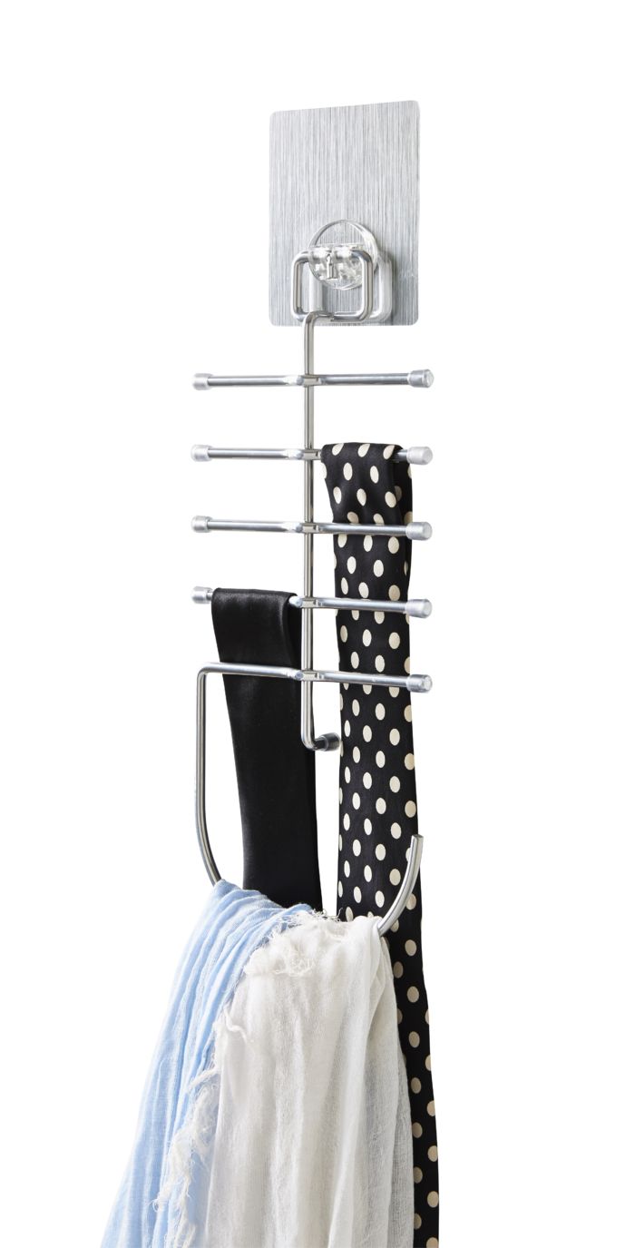 Porte-cravates et foulards mural auto-adhésif "Bestlock Magic" 2 Compactor