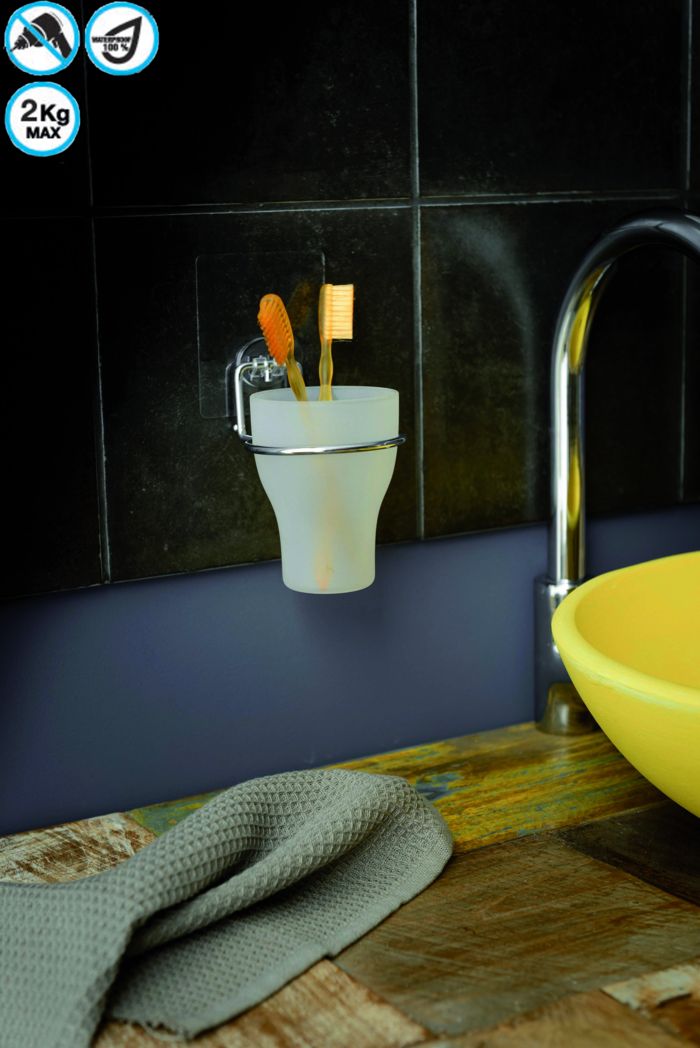 Porte-brosses à dents auto-adhésif Bestlock Magic 6 Compactor