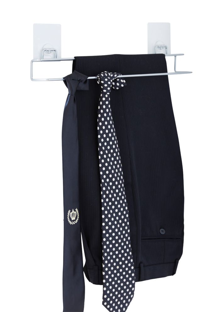 Porte-pantalons mural double auto-adhésif Bestlock Magic 1