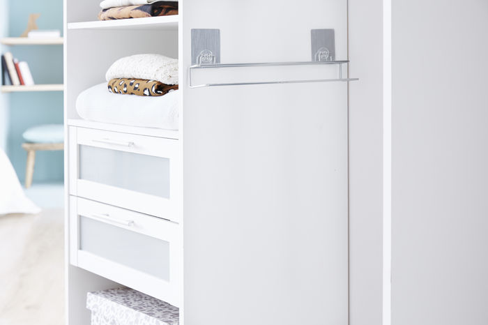 Porte-pantalons mural double auto-adhésif "Bestlock Magic" 2 Compactor