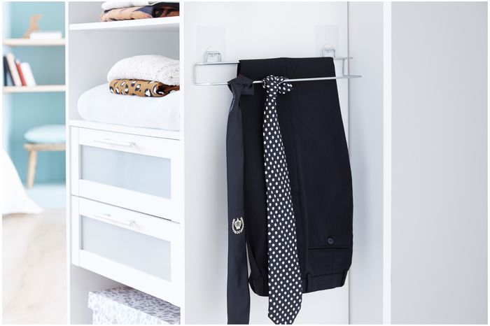 Porte-pantalons mural double auto-adhésif "Bestlock Magic" 3 Compactor