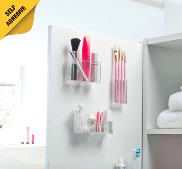 Rangement mural auto-adhésif pour pinceaux "Vision" 3 Compactor