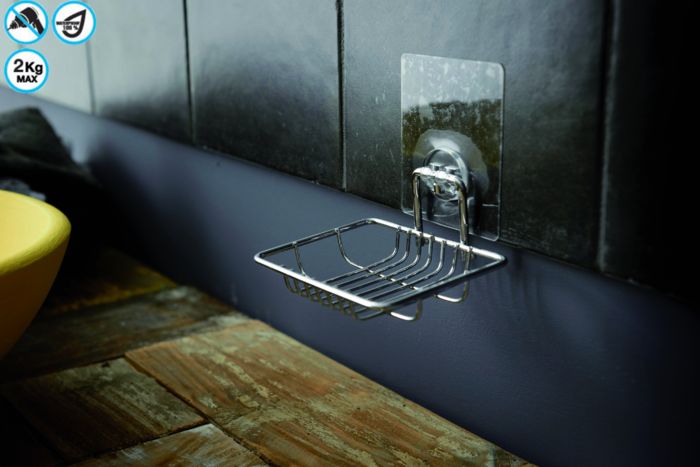 Porte-savon ou éponge auto-adhésif repositionnable "Bestlock Magic" 4 Compactor