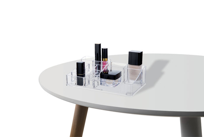 Organisateur maquillage 14 compartiments transparent 4 Compactor