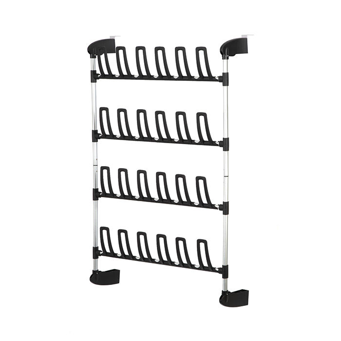 Range-chaussures de porte noir 12 paires "Angela" 1 Compactor