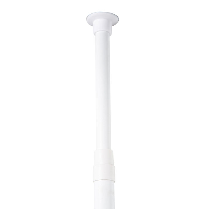 Étagère d'angle de douche télescopique blanche 3 Compactor