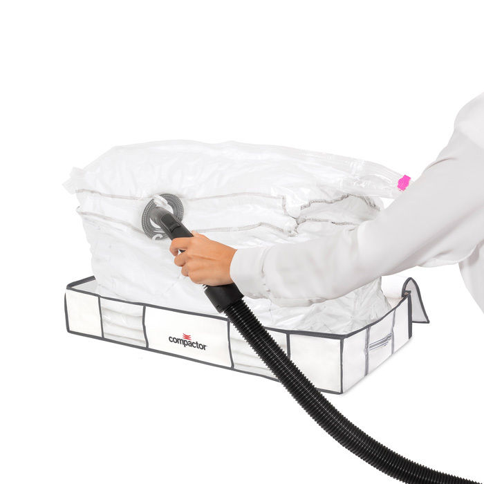 Lot de 2 housses souples sous-vide Compactor blanches "Life" XL 3 Compactor