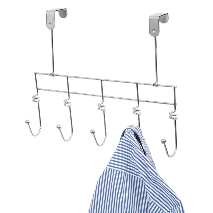 Patère de porte métal 5 crochets "Zébulon" 5 Compactor