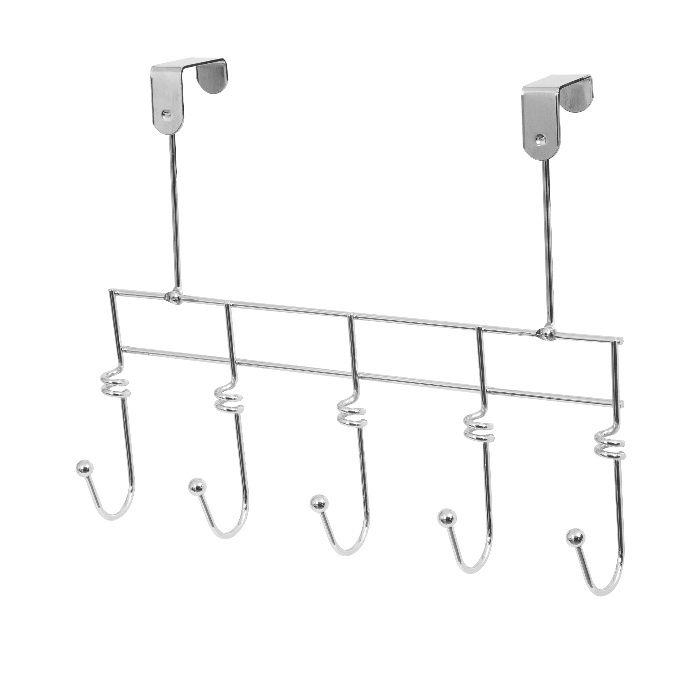 Patère de porte métal 5 crochets "Zébulon" 1 Compactor