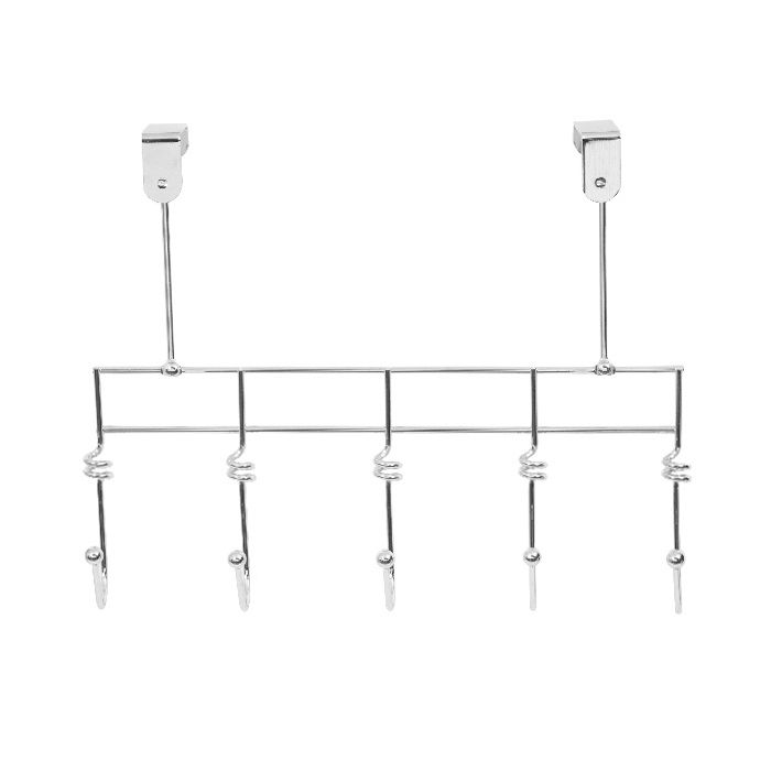 Patère de porte métal 5 crochets "Zébulon" 2 Compactor