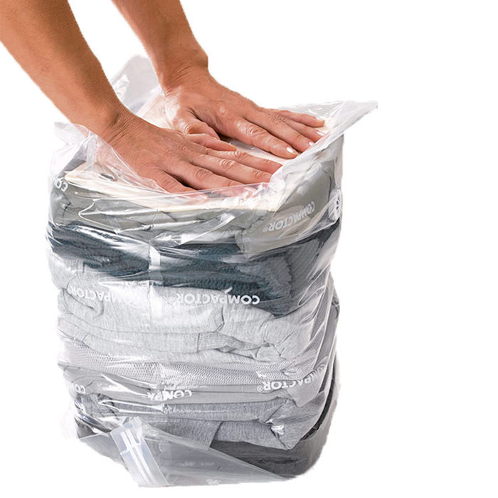 Lot de 2 sacs de compression avec ou sans aspirateur "Compact Express" 4 Compactor